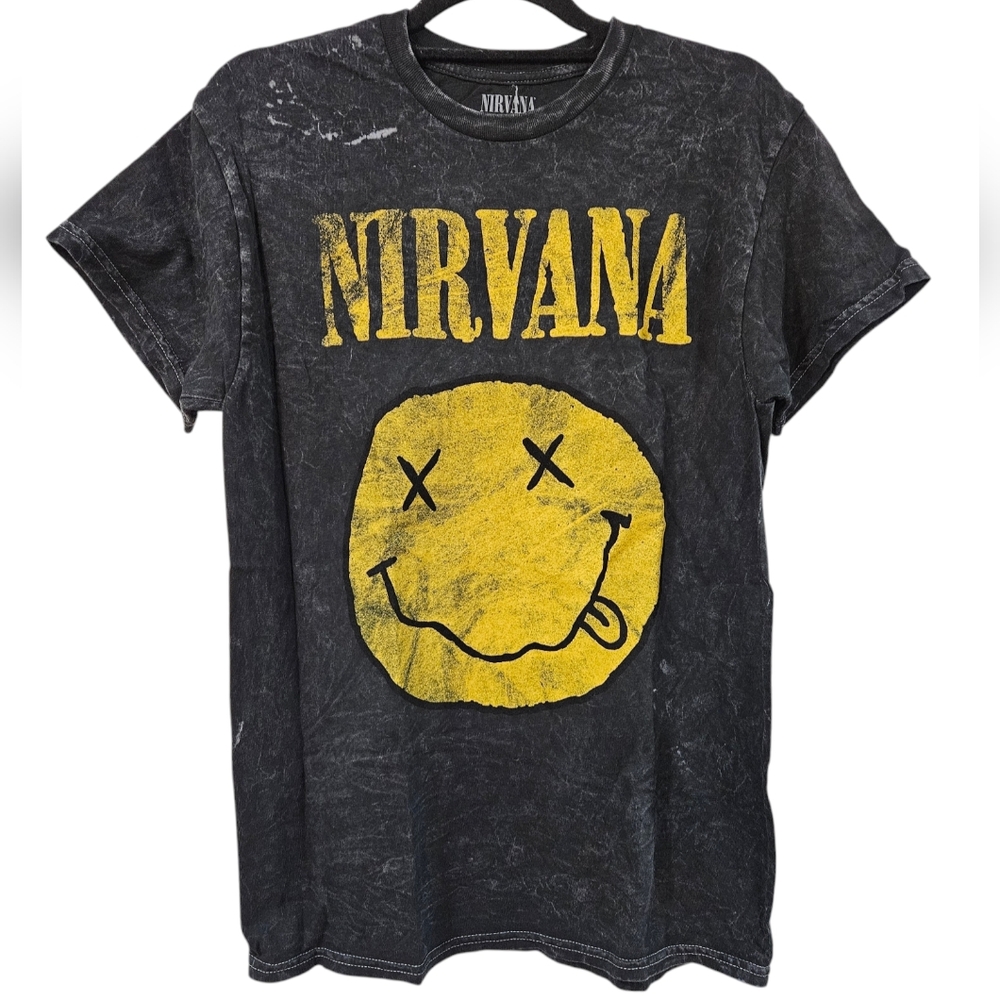 NWOT Nirvana Retro Graphic T-shirt Tie Die Music Size M